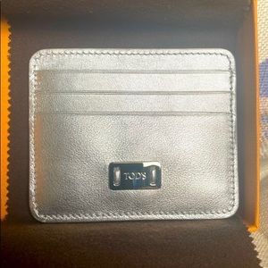 Tod’s leather card holder.